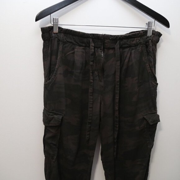 SANCTUARY Terrain Pull On Earth Camo Army Pant in Brown Relaxed Fit - Picture 4 of 9
